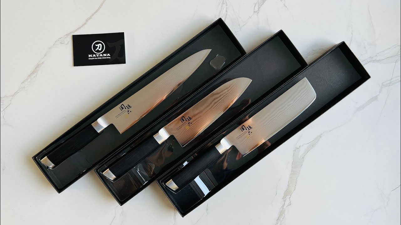 Sekimagoroku Damascus 33 lớp thép - dòng dao Cao cấp giá bình dân !