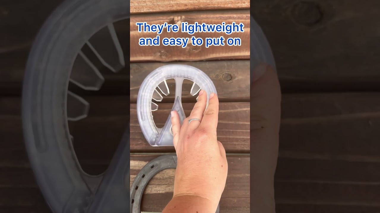 EasyCare EasyShoe 3D Composite Glue-On Horseshoe