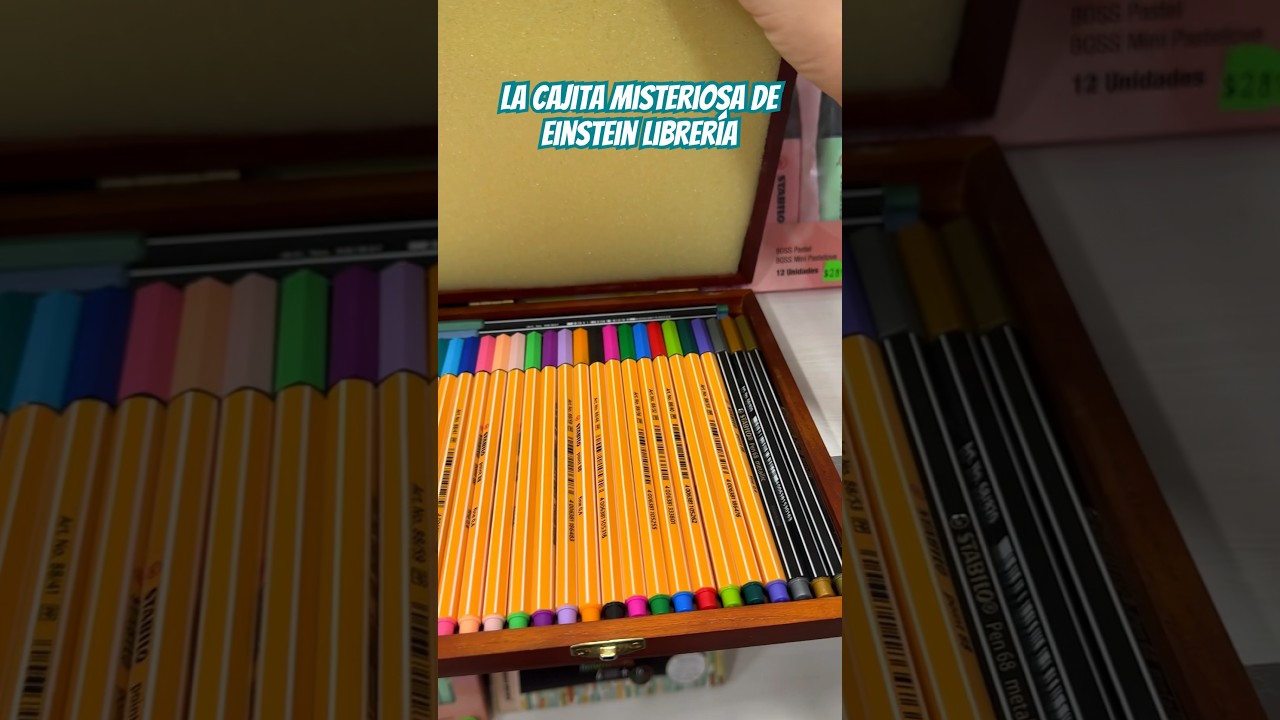 La cajita m&aacute;s misteriosa de Einstein librer&iacute;a! #einstein #libreria #misterio #microfibra #papeleria