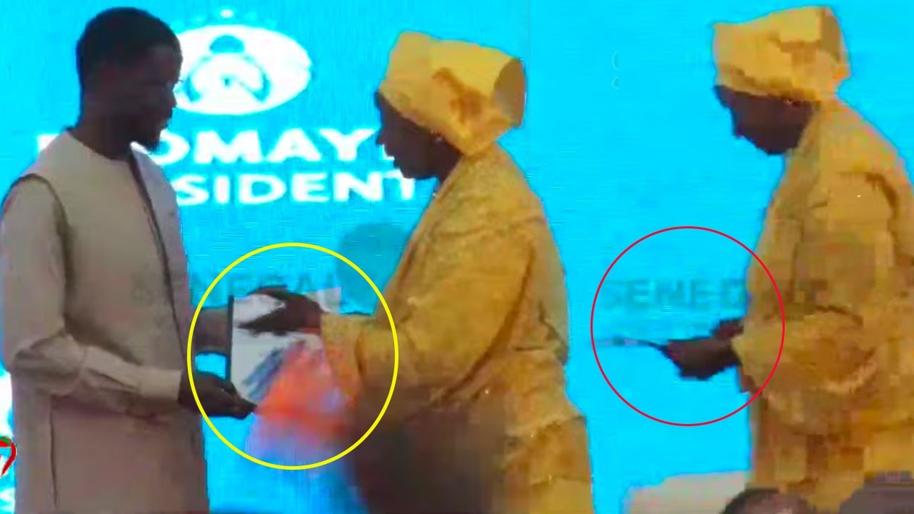 Urgent - Diomaye jubile devant Mimi Touré qui lui a remis les conclusion de la Coalition Président !