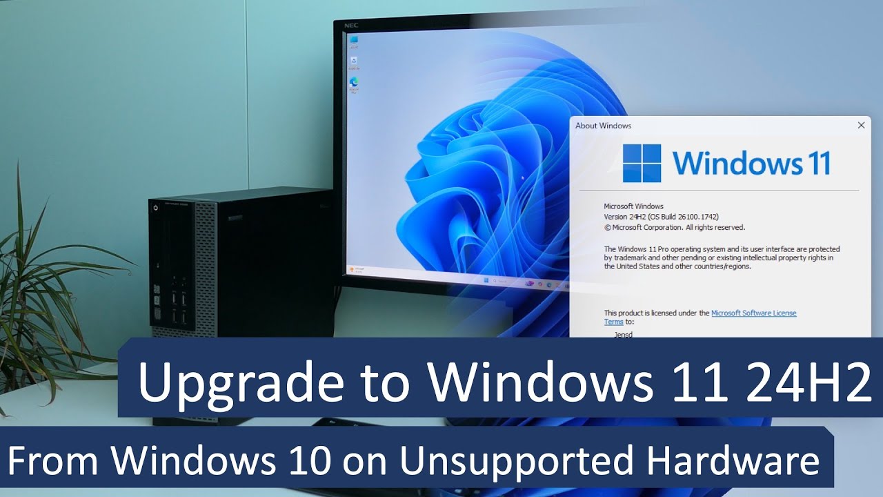 Обновление до Windows 11 24H2 с Windows 10 на неподдерживаемом оборудовании