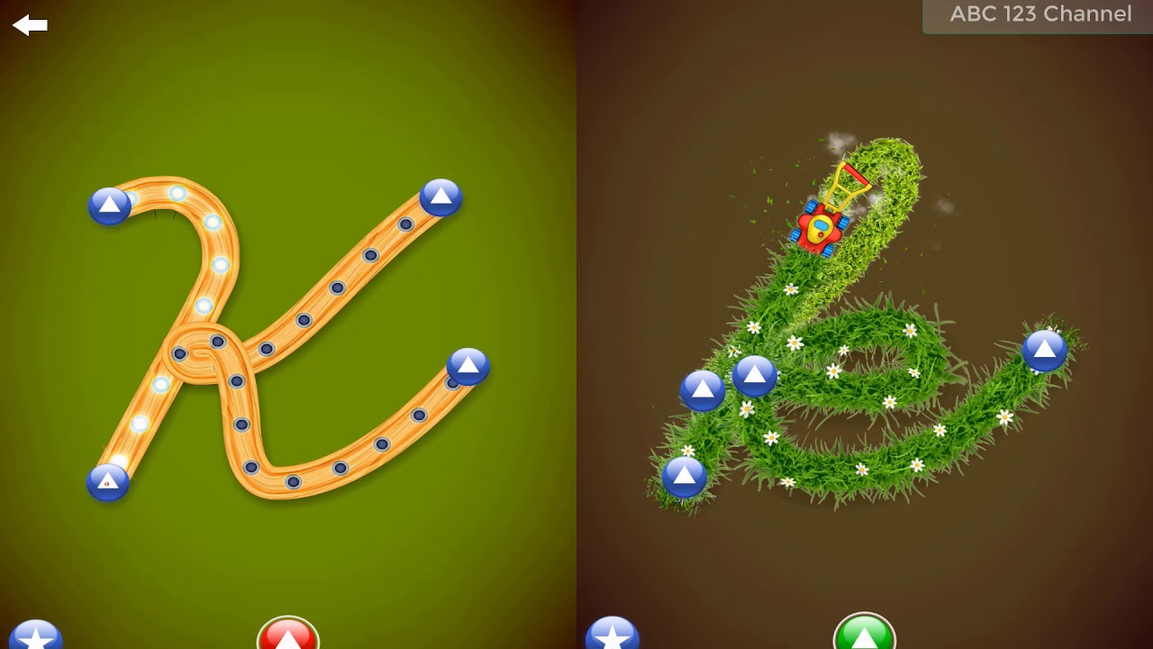 Alphabet In English-Writing Alphabet Letters For Children