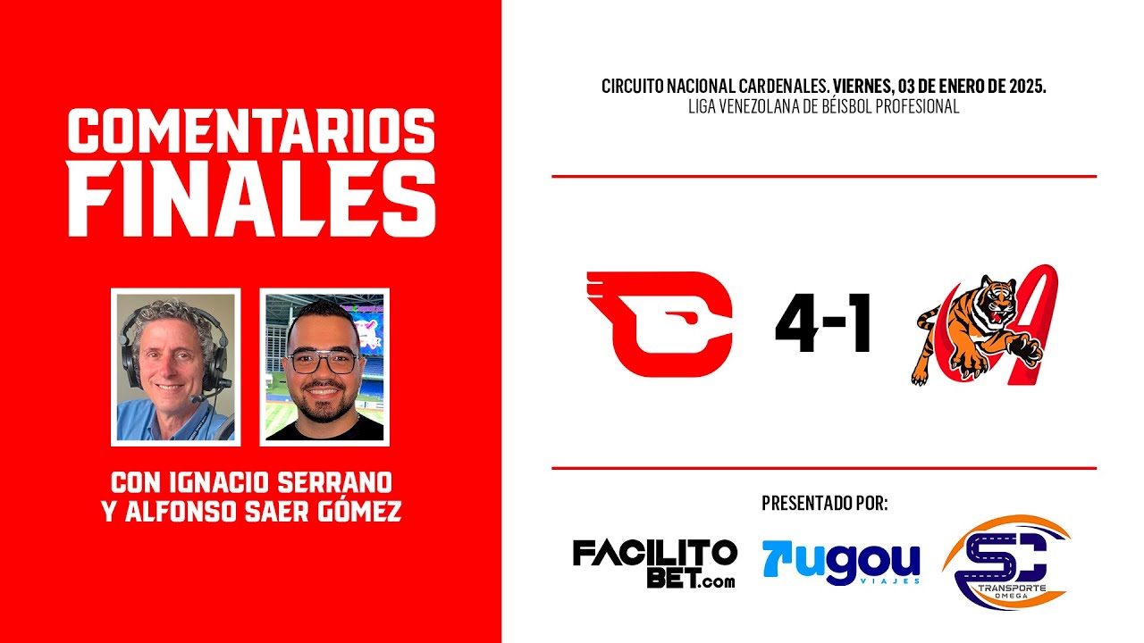 ¡5 de 5! 🔥 Gran pitcheo de CARDENALES 🆑 preserva INVICTO y liderato del RR | Comentarios 03/01/25