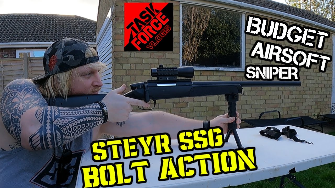 THE STEYR SSG AIRSOFT BOLT ACTION BUDGET SNIPER RIFLE