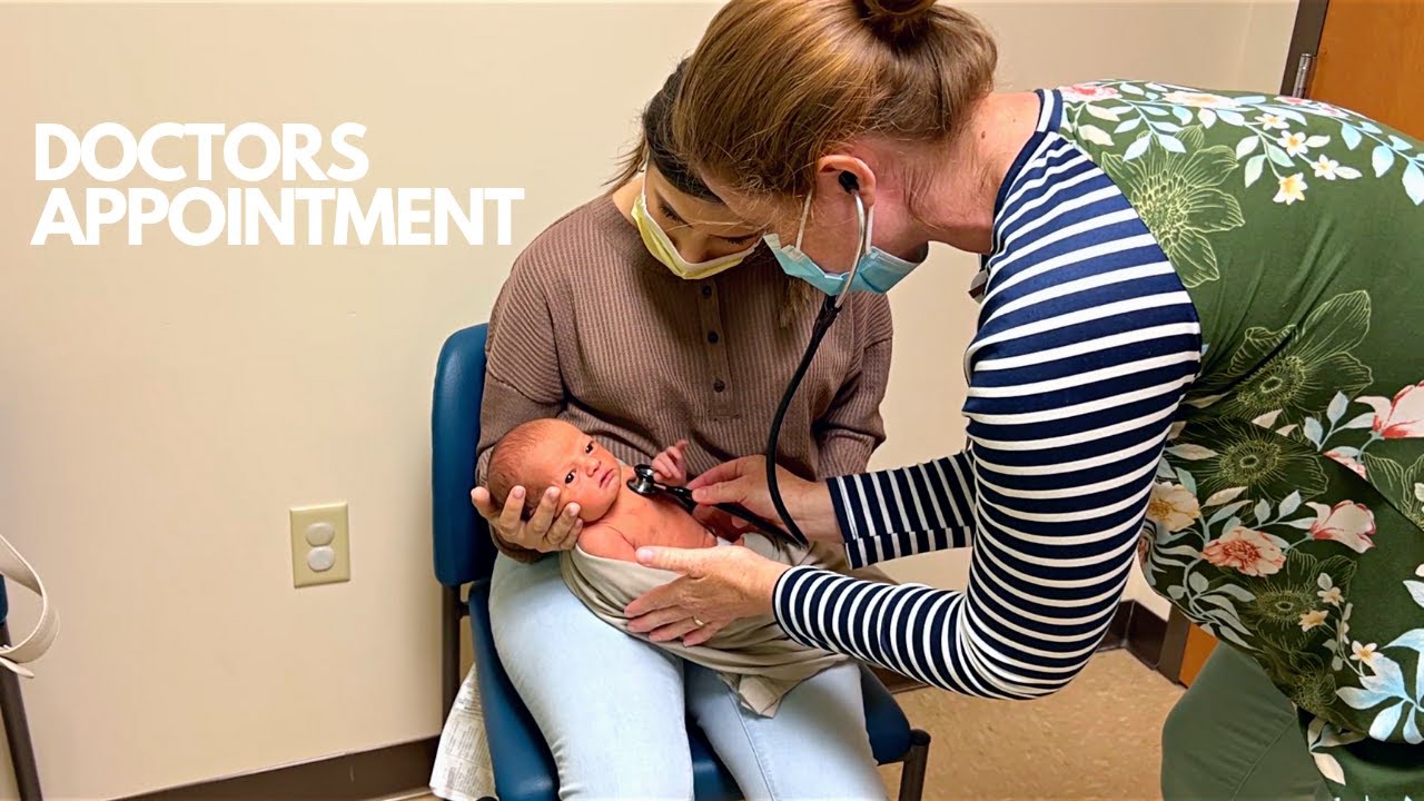 NEWBORN CHECKUP! 1 WEEK WITH BABY BOY!