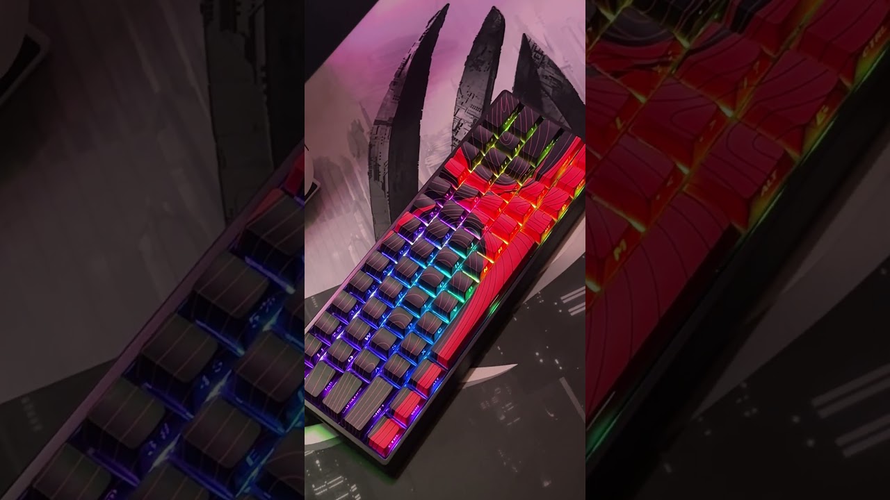 Aula Win60He - Magnetic Keyboard with custom keycaps #aula