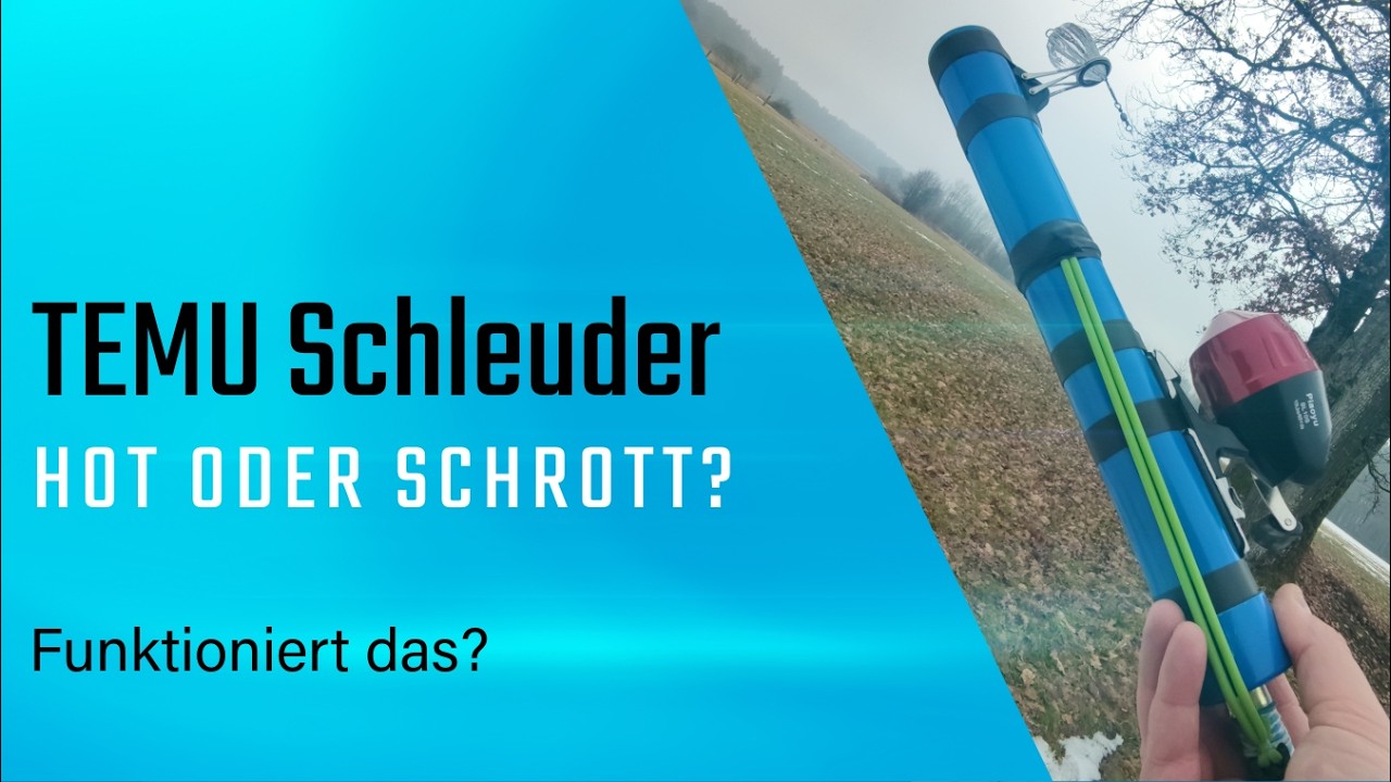 TEMU Köderwerfer / Angel im Test als Antennenschleuder: Hot oder Schrott?