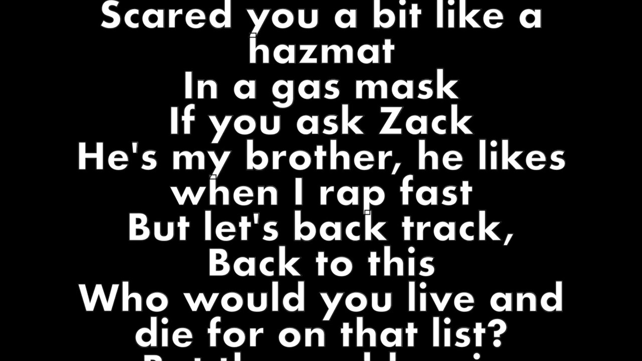 Let's practice! 'LANE BOY' RAP 'Fast Part' Twenty One Pilots (Slowed down w/ scrollin)