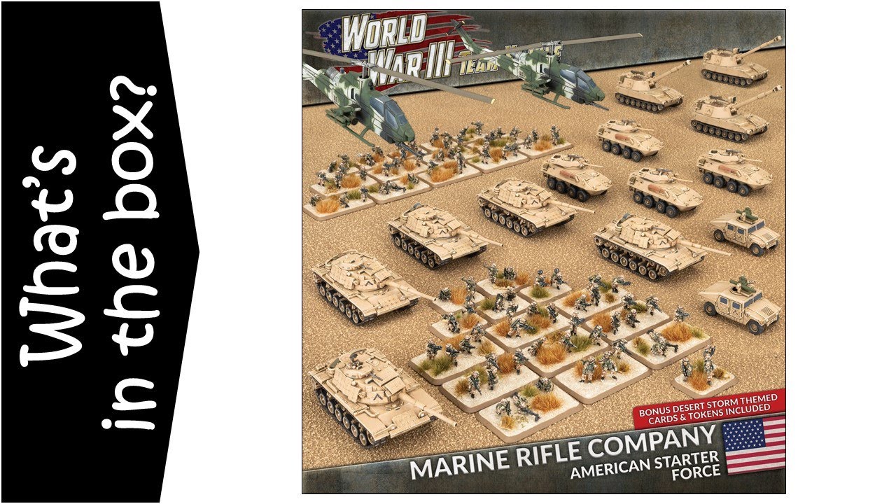 US Marine Rifle Company Team Yankee Starter Army - Unboxing & Review