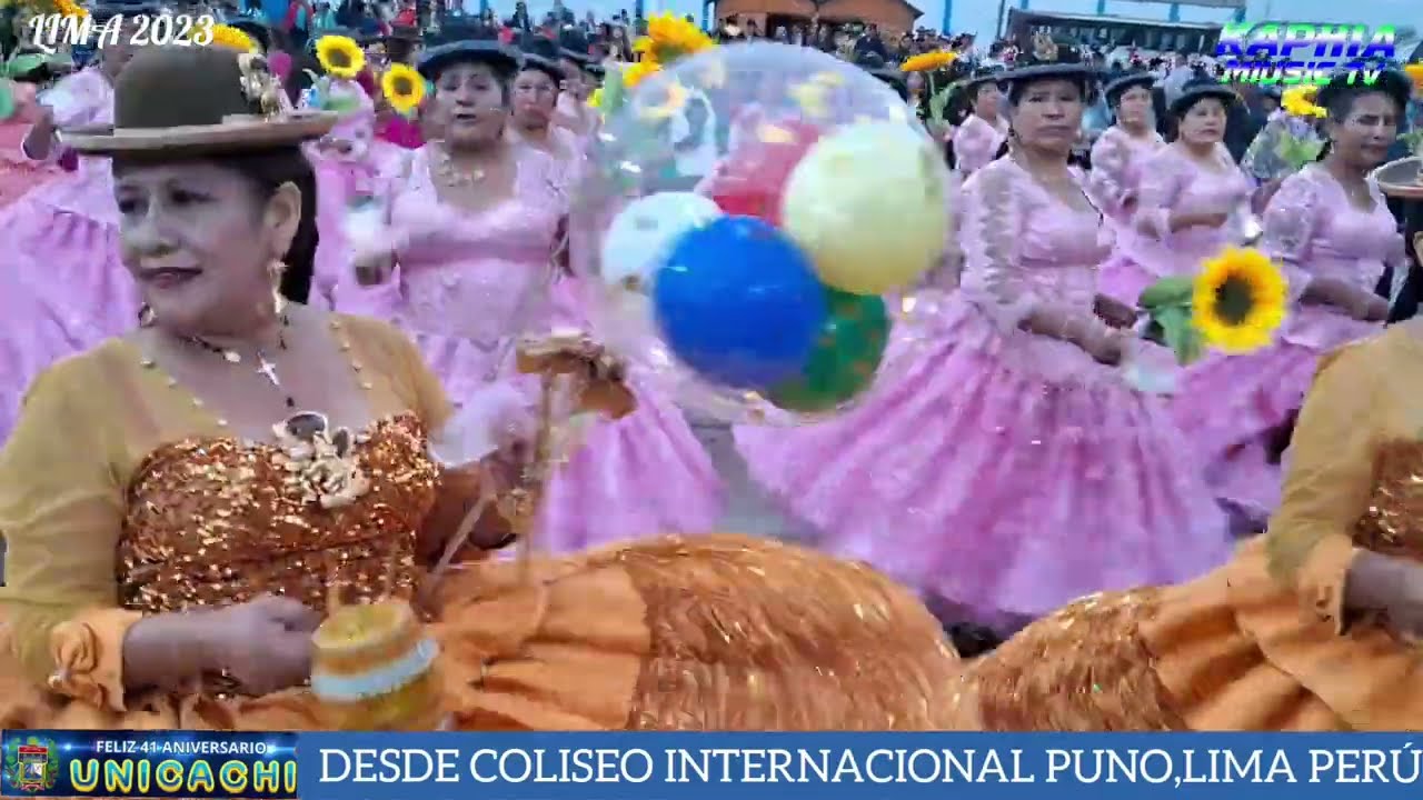 SPECTACULAR BOLIVIA,DESDE COLISEO INTER. PUNO LIMA 2023 GRAN ANIVERSARIO DEL DIST. DE UNICACHI PUNO