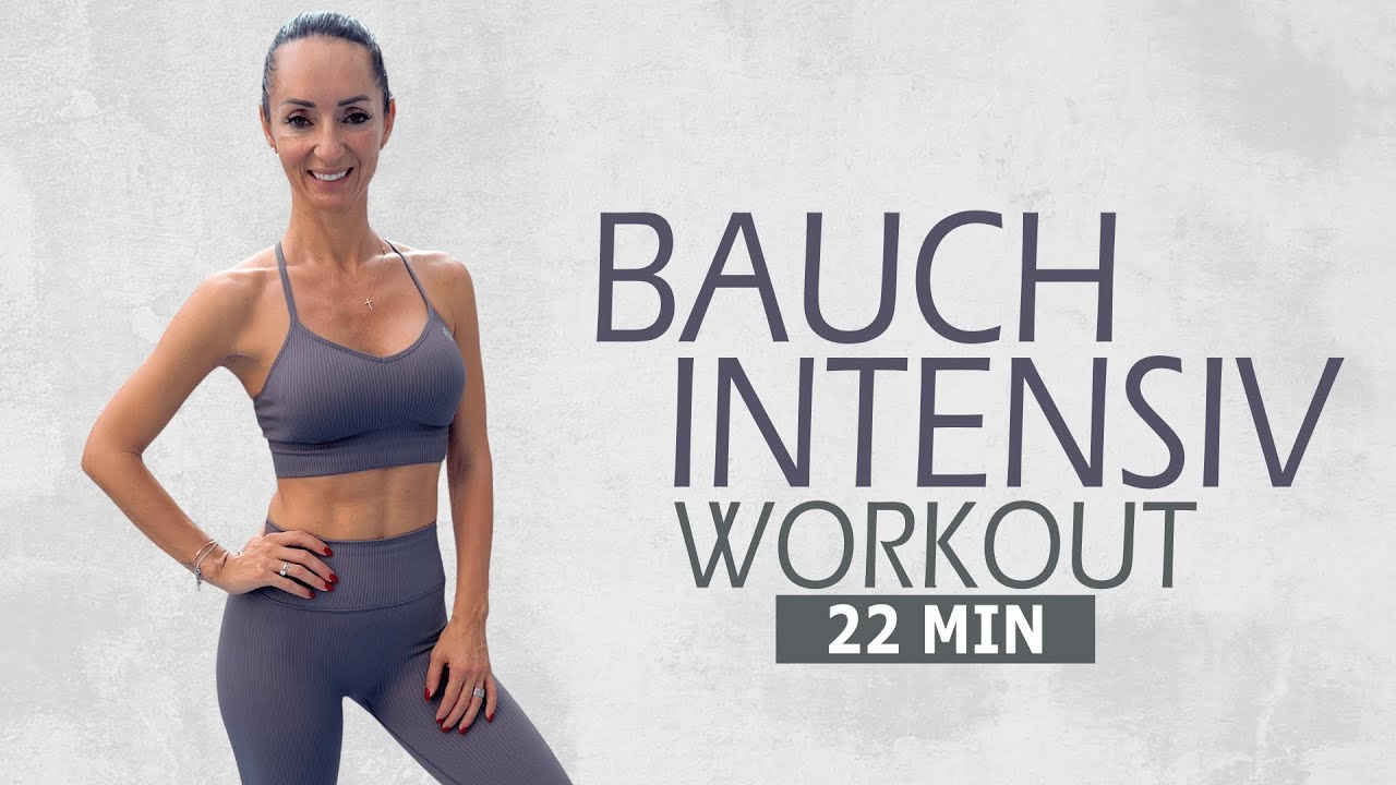 22 MIN BAUCH-WORKOUT / Effektive Übungen für einen flachen Bauch + straffe Konturen | Katja Seifried