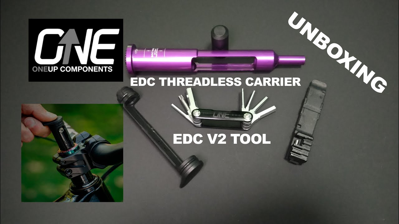 ONEUP EDC TOOLS AND EDC Threadless Carrier V2 - UNBOXING