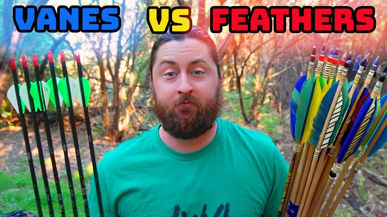 Are FEATHERS or VANES better for archery? (Surprising results)