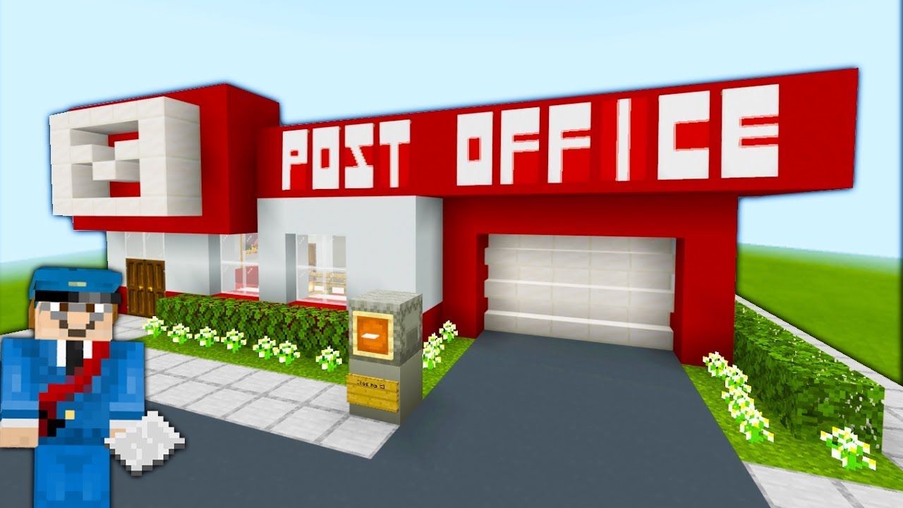 Minecraft Tutorial: How To Make A Post Office 
