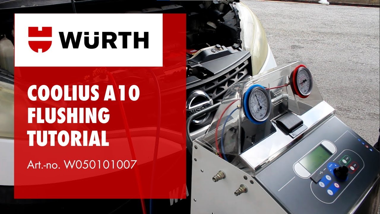 Wurth Coolius A10 Flushing Process | Würth Malaysia
