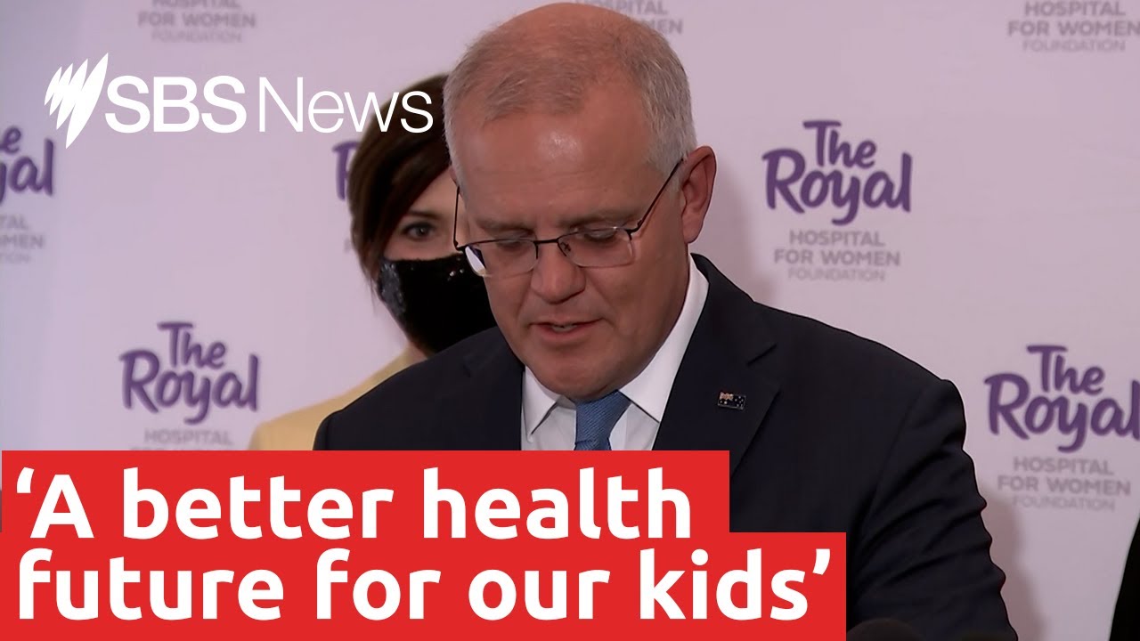 Scott Morrison emotional during Jenny inspired health announcements | SBS News