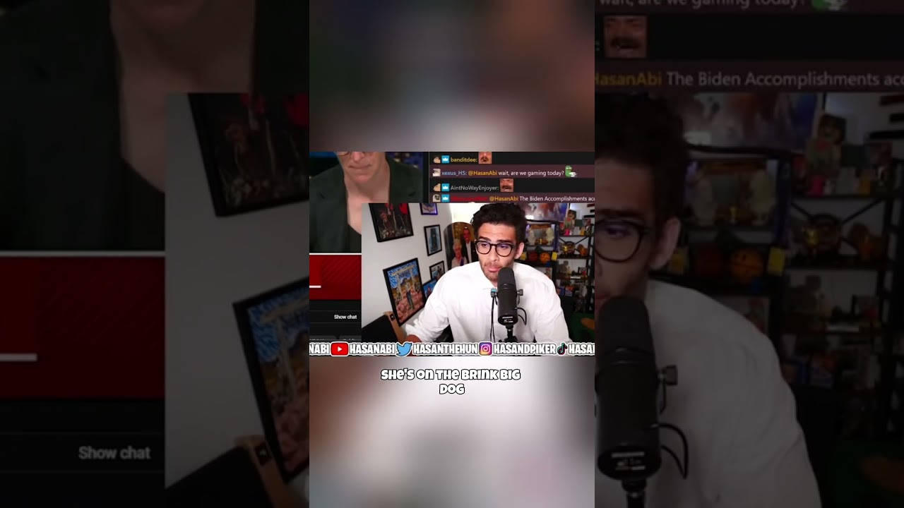 Hasan Stream Roasts Him About Not Being Live When Biden Dropped Out 💀💀💀