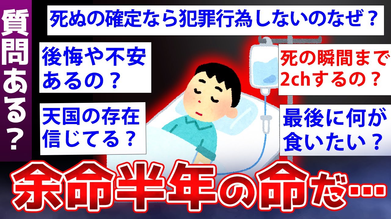 【2chヤバいスレ】全てが衝撃！ガチで余命半年の難病民が2chに現るww【ゆっくり解説】