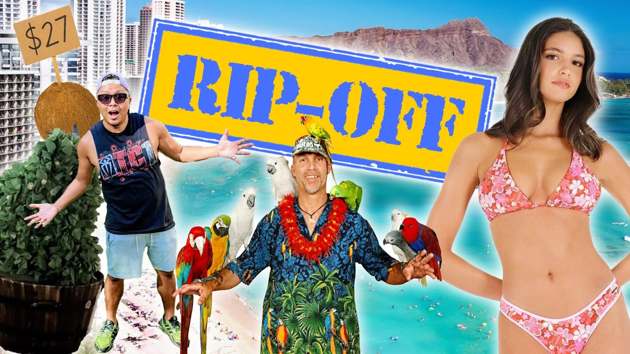 WAIKIKI Scams, Rip Offs, Tourist Traps & Mistakes (Watch Before You Go To Hawaii in 2025) !