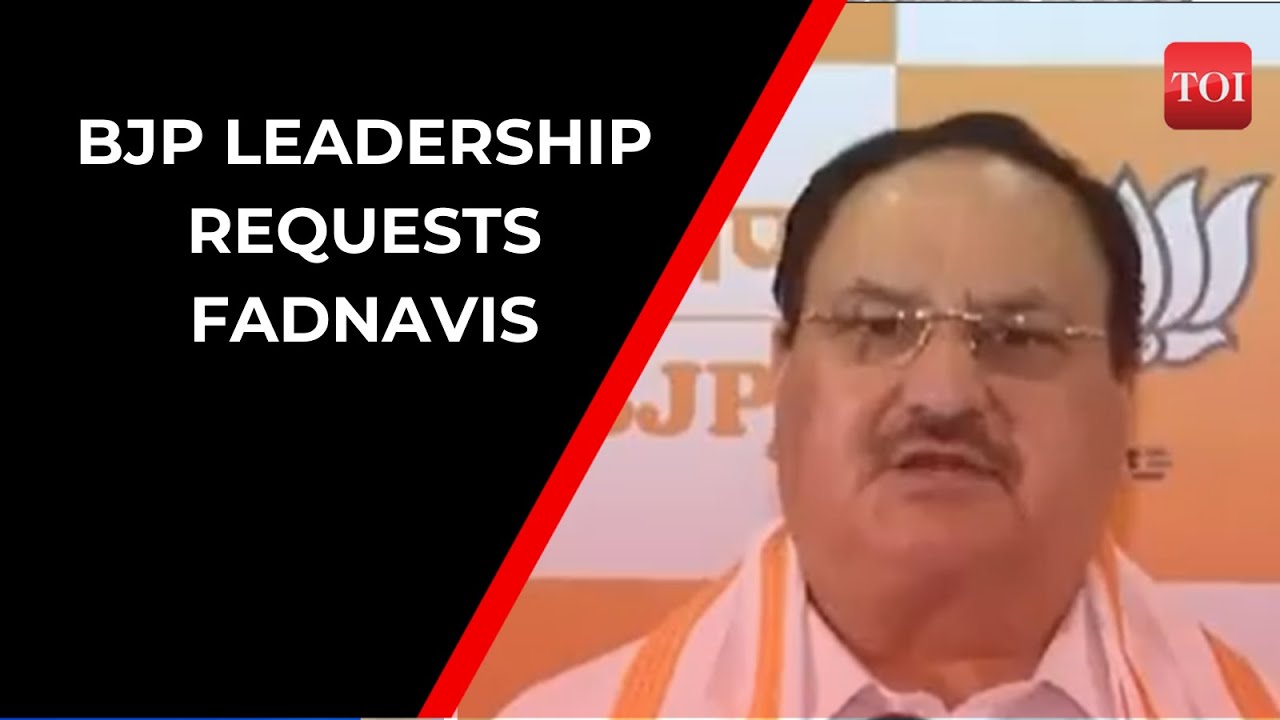 Devendra Fadnavis should take charge as deputy CM of Maharashtra: JP Nadda