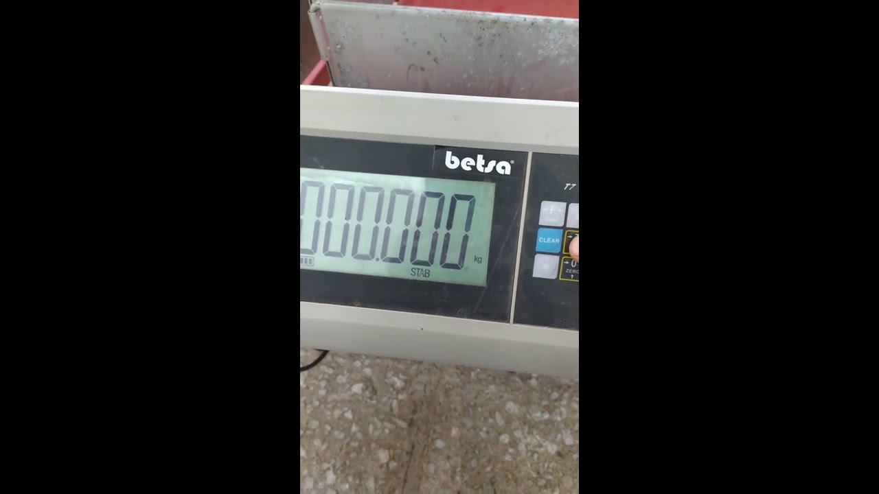 Betsa etb 1602 Baskül kalibrasyon sıfırlama ayarı tamiri