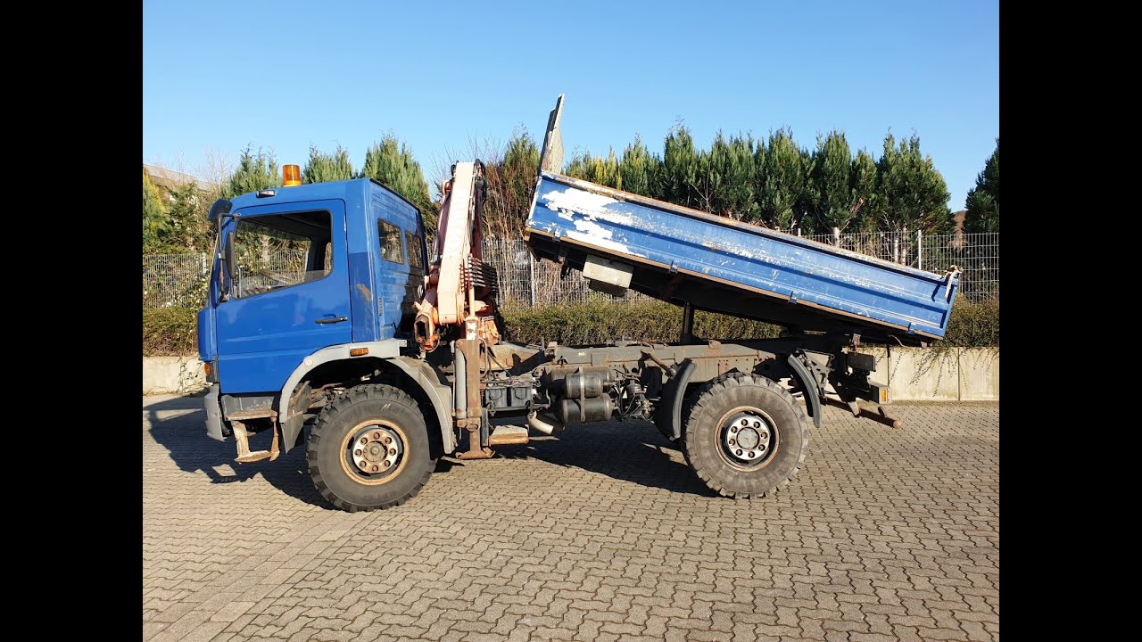 DAIMLER-BENZ Atego 1017 AK 4x4 mit Kran Atlas AK 60.1 - Teil 1