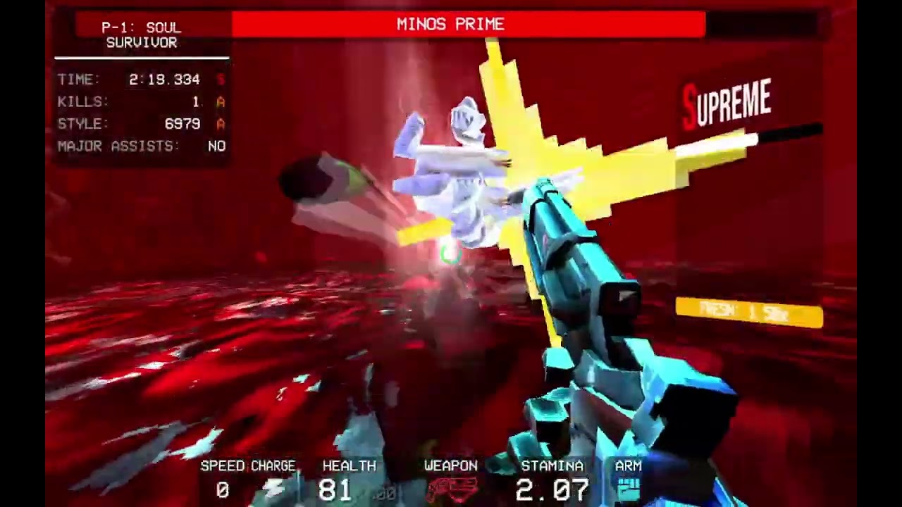 P ranking Minos Prime on Violent