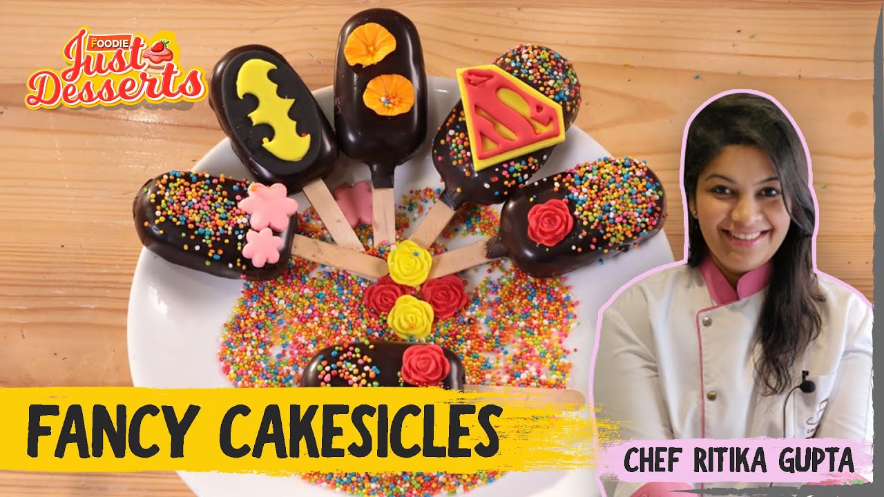 Fancy Cakesicles Recipe | How to Make Fancy Cakesicles | Just Desserts | The Foodie