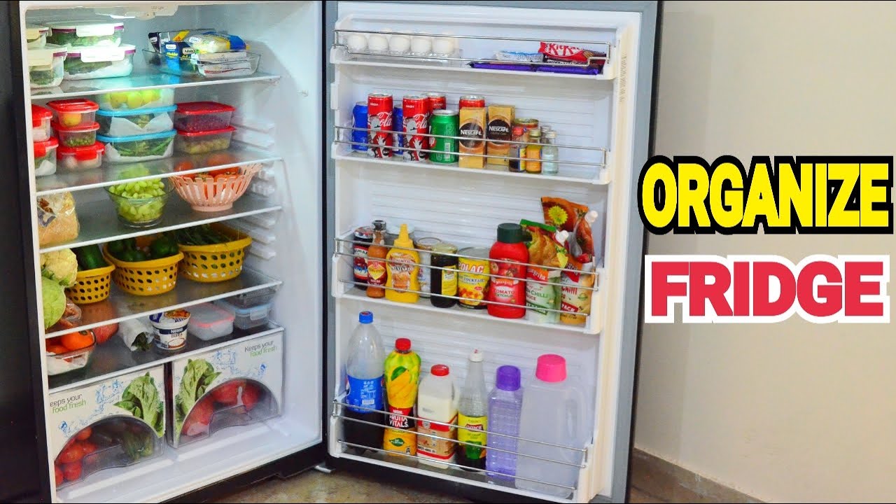 How To Organize Fridge || Fridge Organization Ideas by (YES I CAN COOK) #FridgeOrganize #FridgeTour