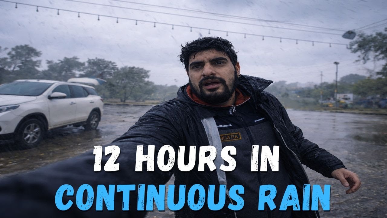 Solo Ride to Kasol Turned into Survival Test | Heavy Rain & Storm | Finally reached this place