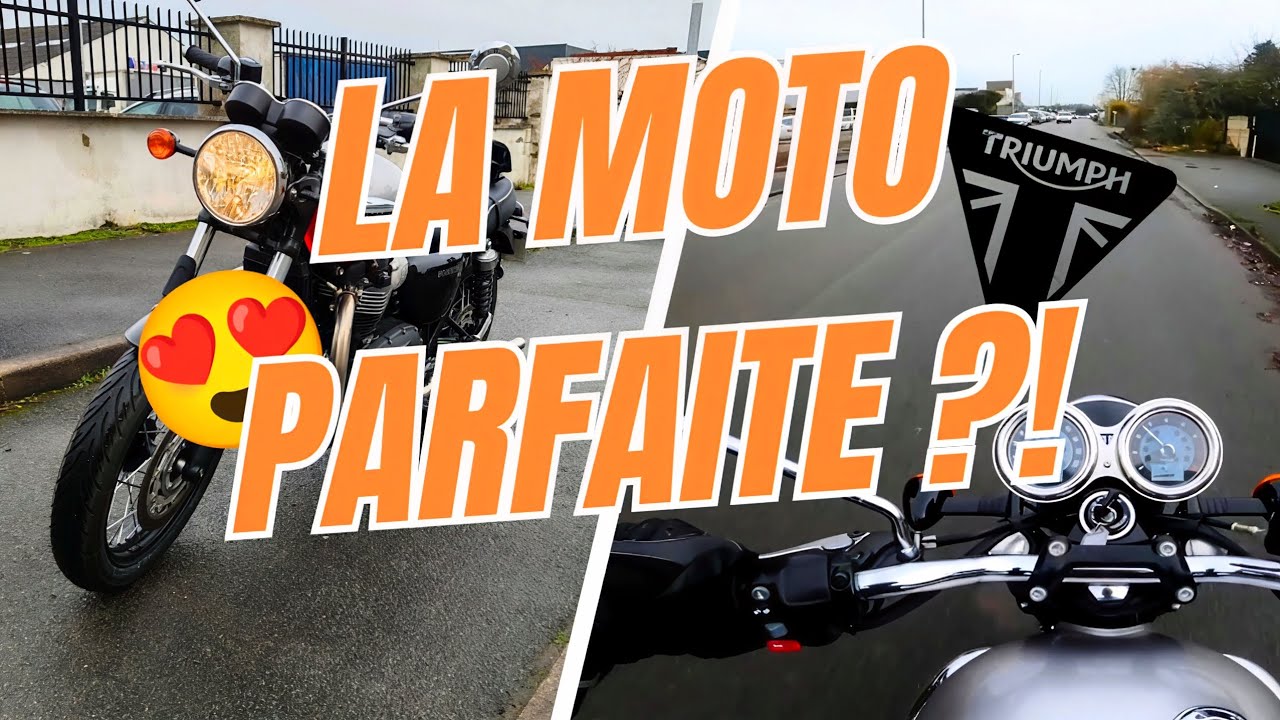 ESSAI MOTO TRIUMPH BONNEVILLE T100 A2 Daily observation moto/motovlog 