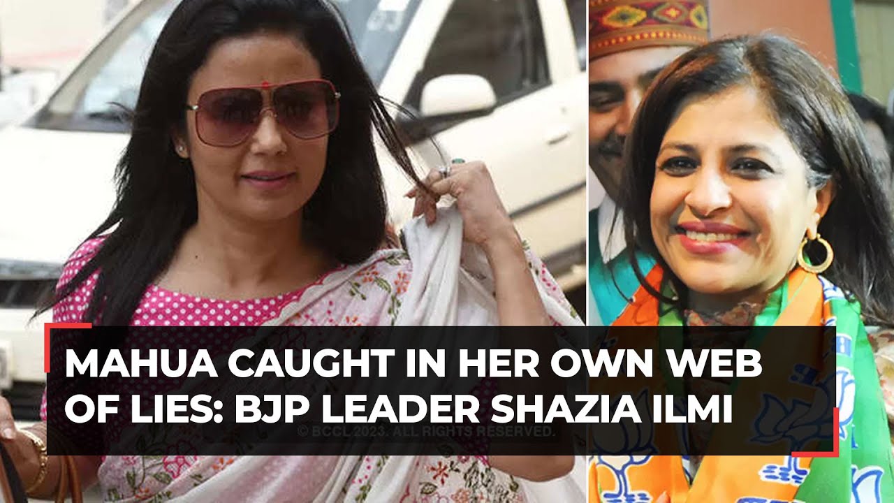 'Cash-for-query' row: Mahua Moitra caught in her own web of lies, says Shazia Ilmi