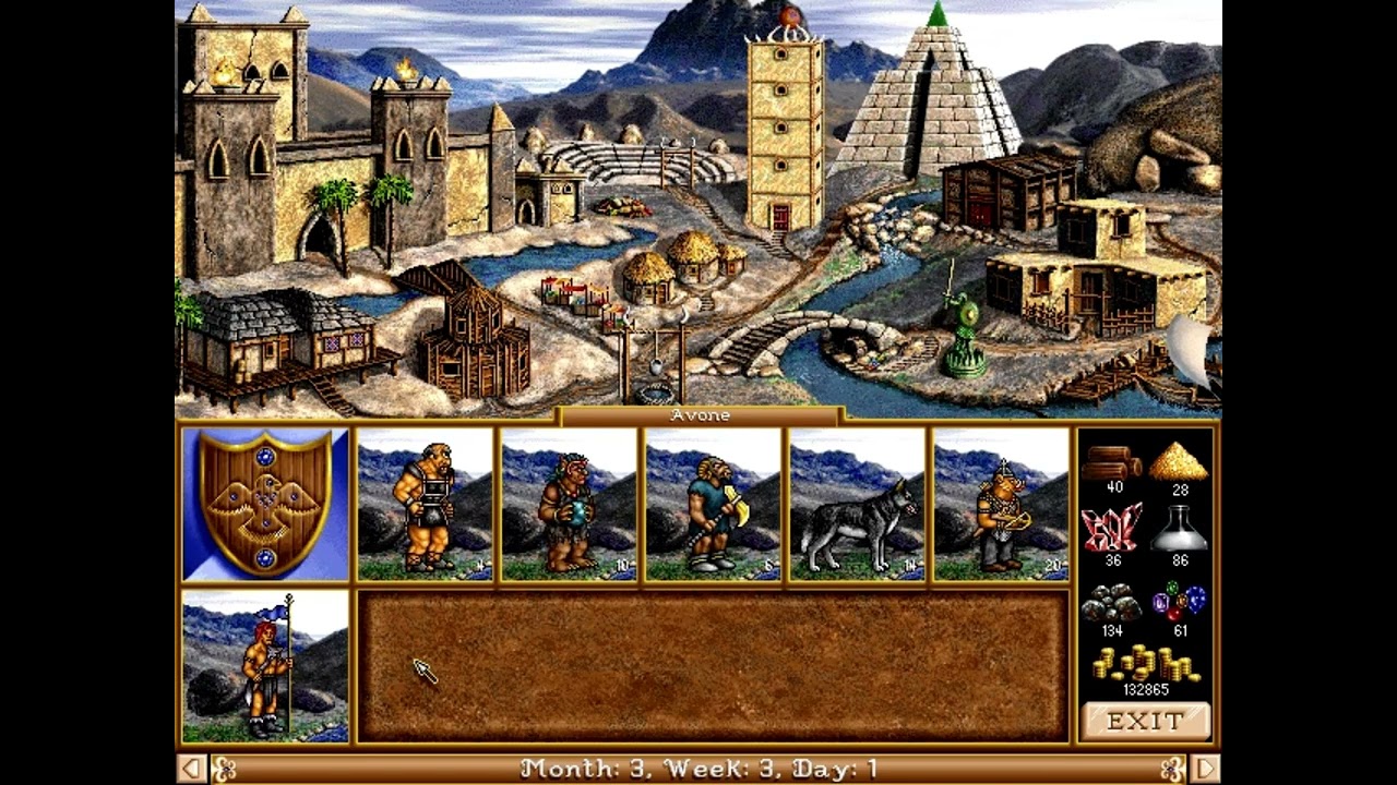 Heroes of Might and Magic 2 - Barbarian theme (1 hour extended)