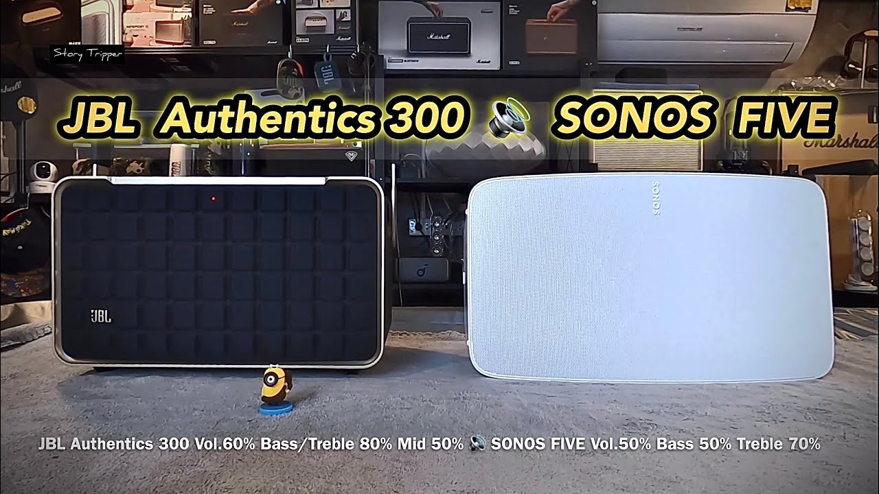 JBL Authentics 300 против SONOS FIVE