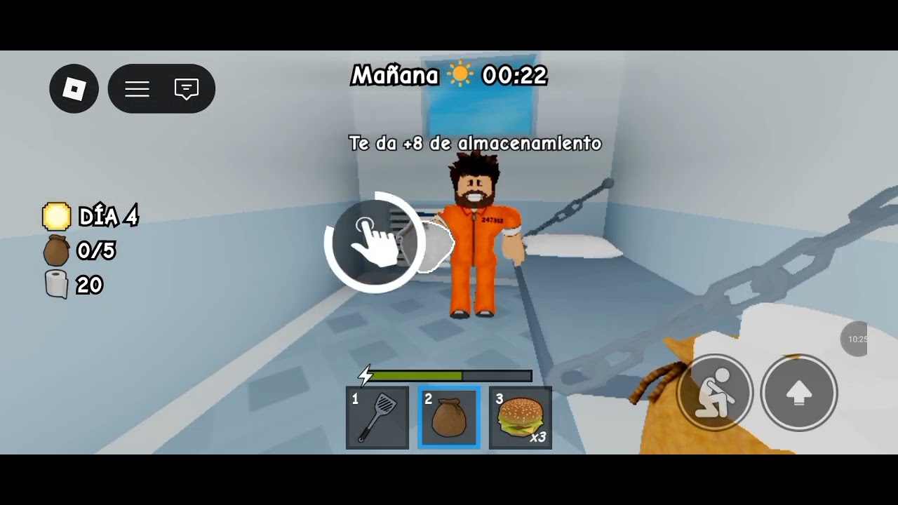 Jugando con mi primo a escapa de la prisión en roblox
