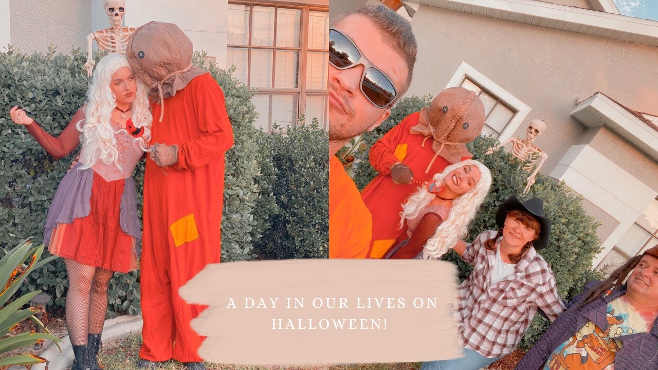 A DAY IN OUR LIVES ON HALLOWEEN! | HALLOWEEN 2020