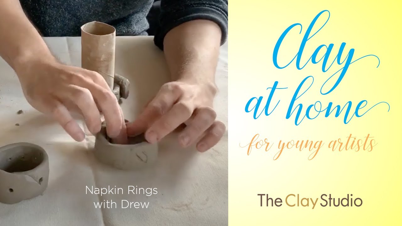 Clay at Home: Napkin Rings with Drew