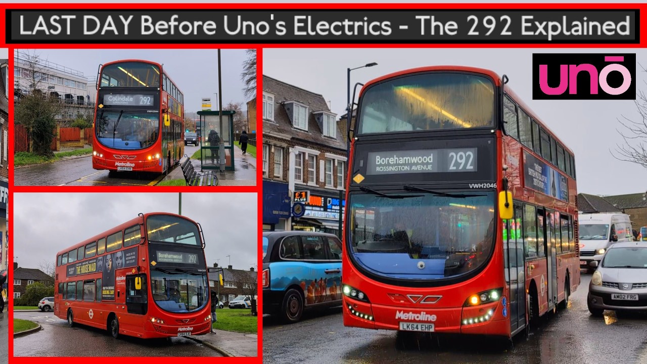 ELECTRICS TOMORROW - The LAST DAY of Route 292 Metroline Operation Explained (to Unō) Gemini 3s