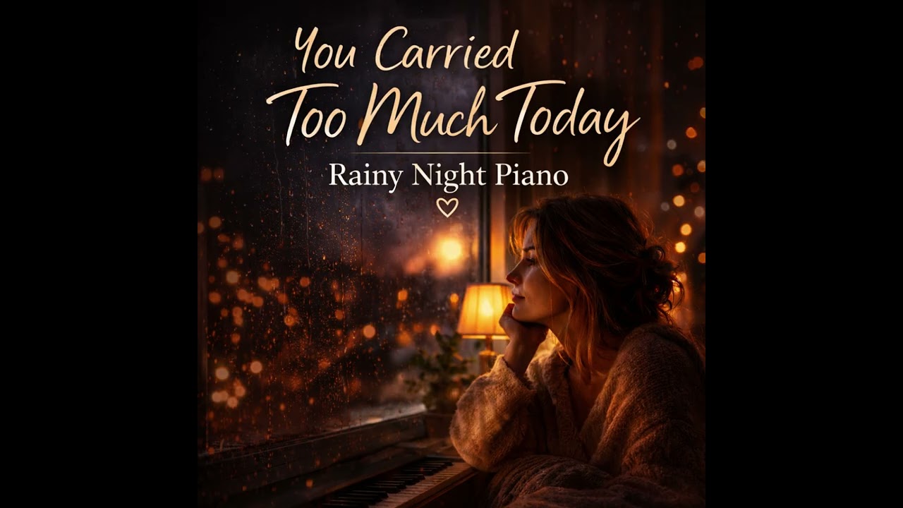 You Carried Too Much Today | Rainy Night Piano for Emotional Healing