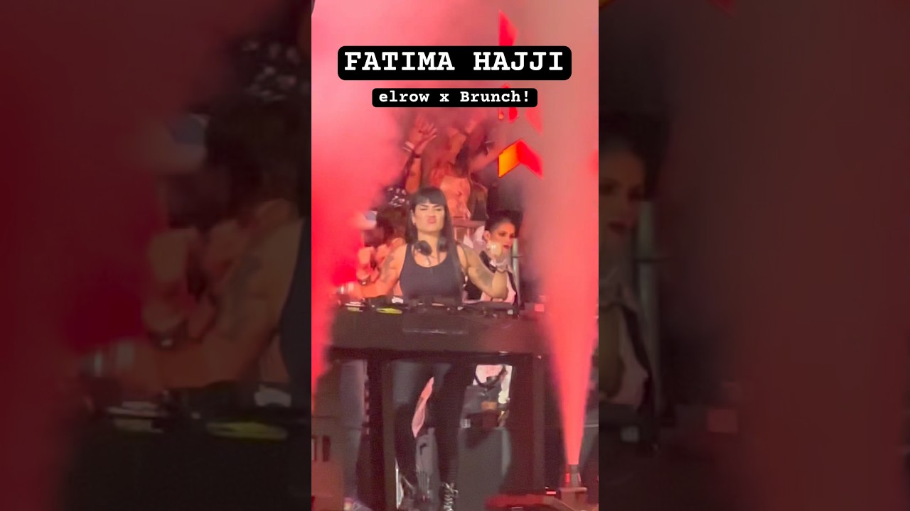 FATIMA HAJJI- Halloween TakeOver. elrow x Brunch. 