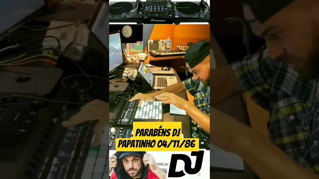 Papatinho, é um DJ, beatmaker e produtor musical brasileiro.Feliz aniversário.
