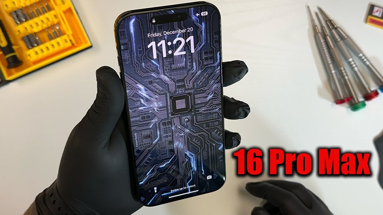 iPhone 16 Pro Max Screen Replacement Using Basic Tools - Demonstration