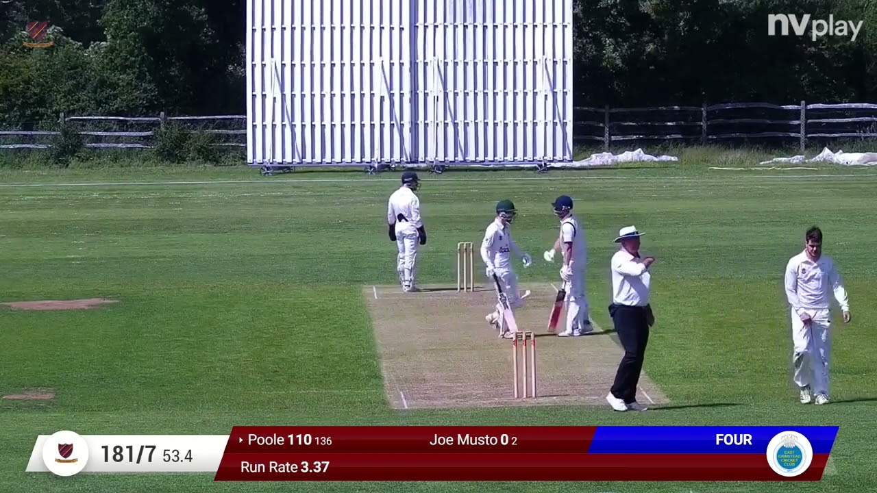 Cricket Match Highlights. Sussex Premier League cricket, Preston Nomads CC vs East Grinstead CC.