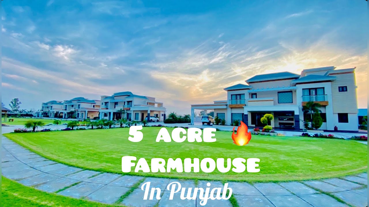 Farm house Tour (in 5 acre)| Sandhu home | Punjab | New home outdoor | Short video