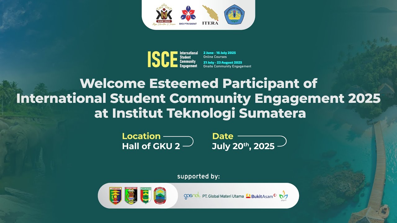 Welcome Esteemed Participants of International Student Community Engagement 2025