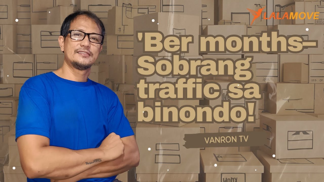 Sobrang traffic sa Binondo! Late na kasi ako lumabas. LALAMOVE | December 9, 2024 | Vanron TV