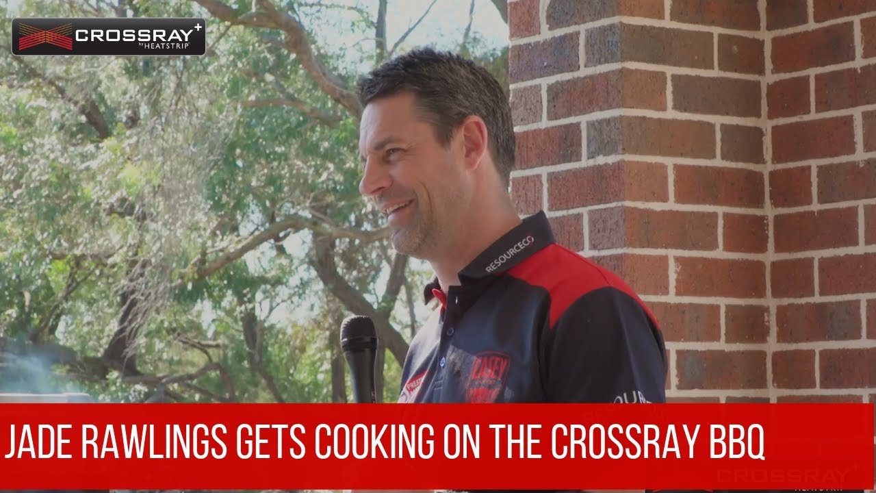 Jade Rawlings cooks on the CROSSRAY BBQ