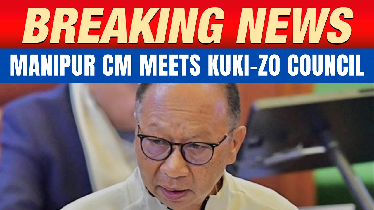 LIVE: Manipur CM Holds First Talks with Kuki-Zo Council Since 2023 Violence