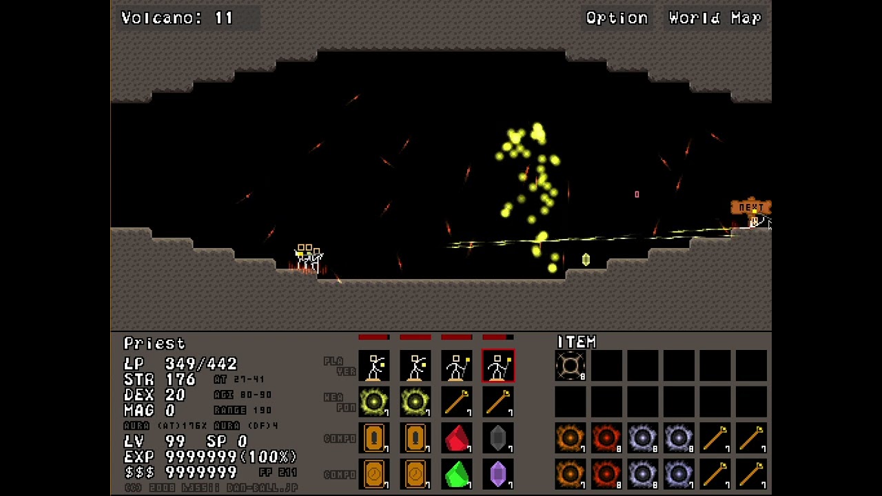 Stick Ranger Volcano Run Without Revivals