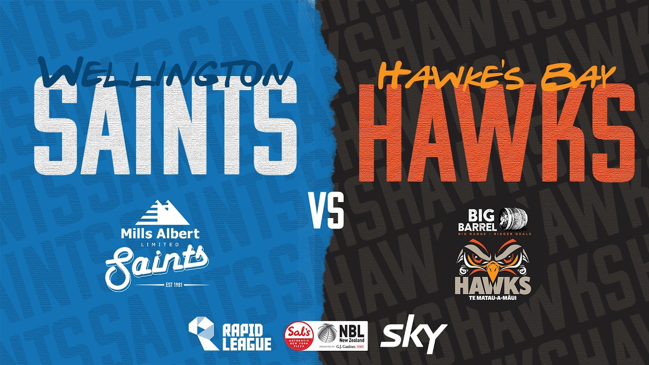 Wellington Saints v Hawke&rsquo;s Bay Hawks | Full Basketball Game |@SalsNBL 2026